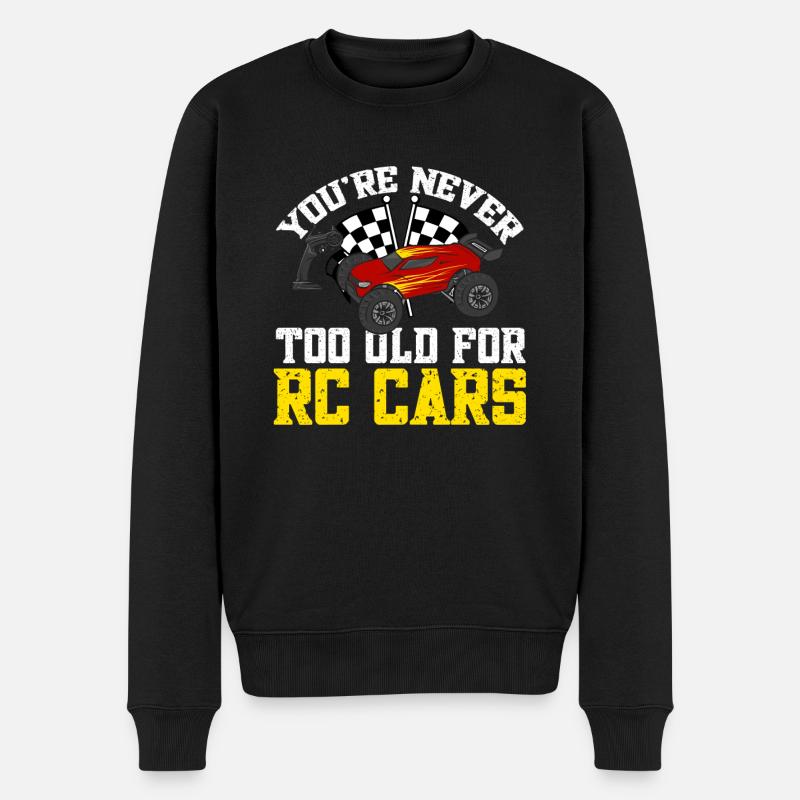 RC Car Ferngesteuertes Auto - Männer Premium Bio Pullover - Schwarz