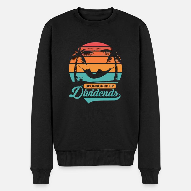 Sponsored By Dividends - Männer Premium Bio Pullover - Schwarz