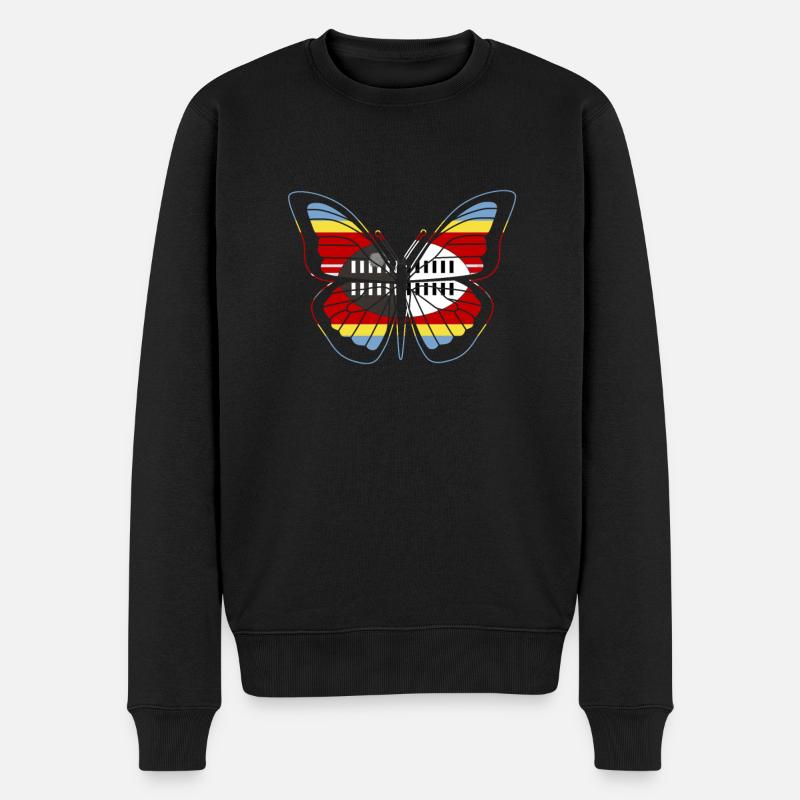 Swaziland - Pull Premium bio Homme - noir