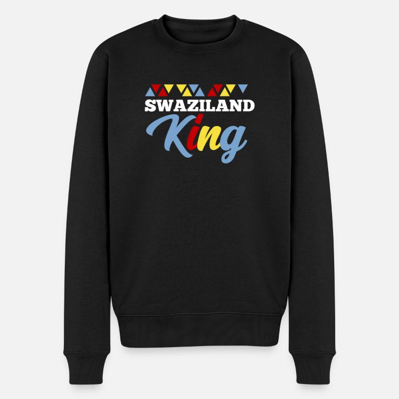 Swaziland - Pull Premium bio Homme - noir