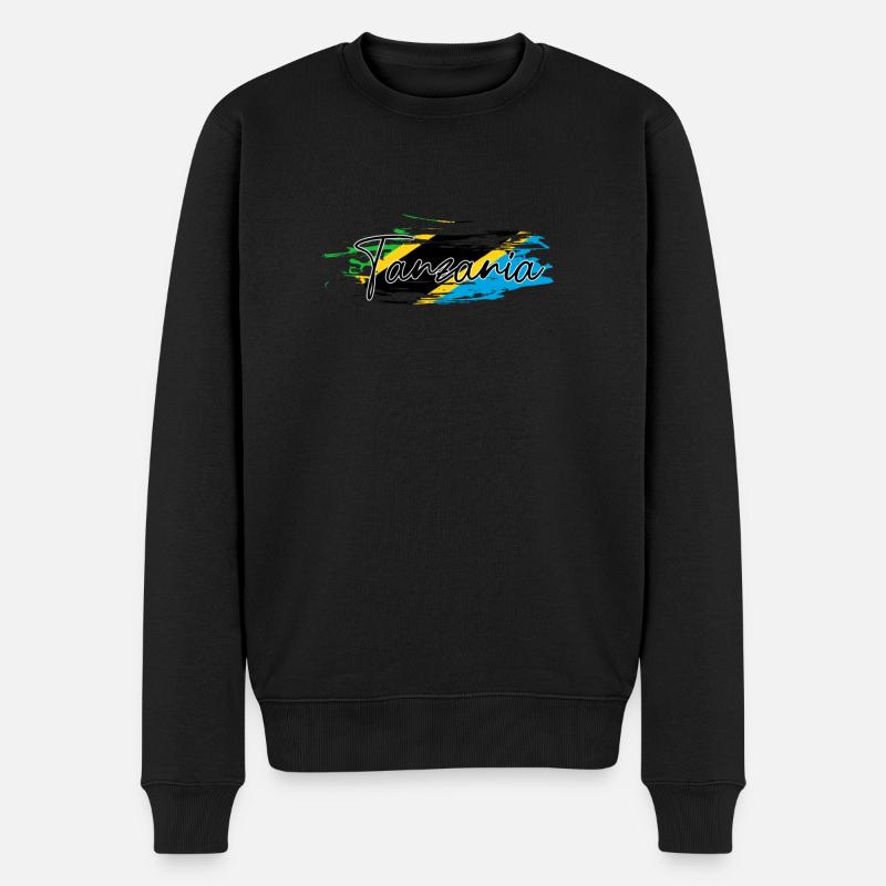 Tanzanie - Pull Premium bio Homme - noir