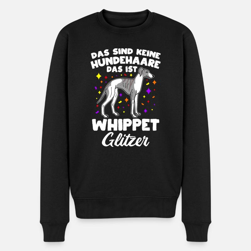 Das Sind Keine Hunde Haare Das Ist Whipped Glitzer - Männer Premium Bio Pullover - Schwarz