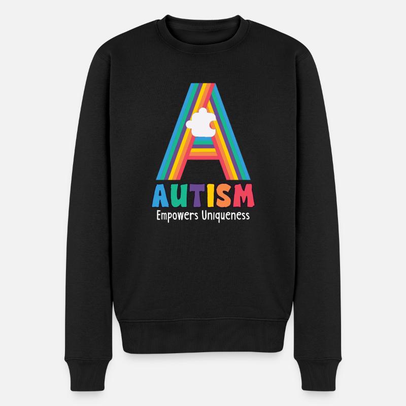 Autismus-bewusstsein Autismus-krankheit - Männer Premium Bio Pullover - Schwarz