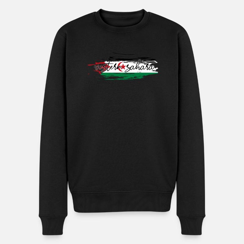 Sahara occidental - Pull Premium bio Homme - noir