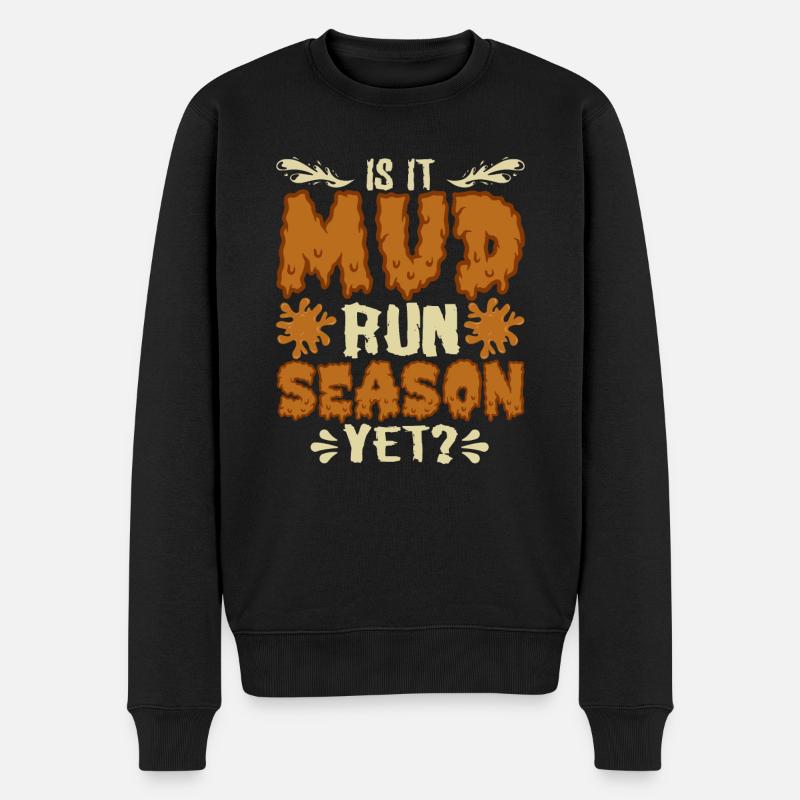 Perfect funny Race - Männer Premium Bio Pullover - Schwarz