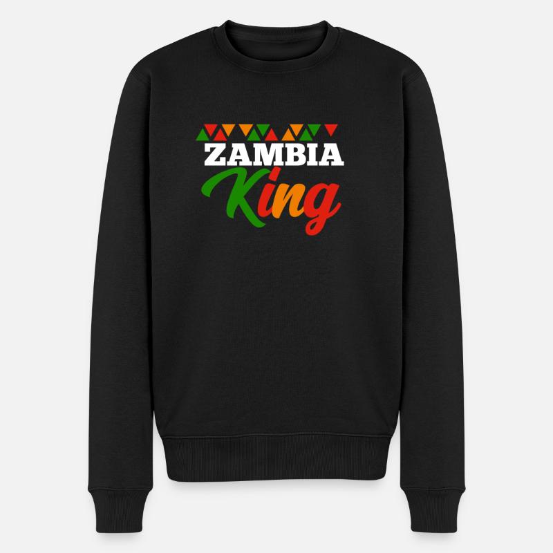 Zambie - Pull Premium bio Homme - noir