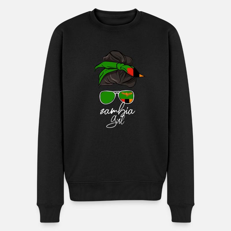 Zambie - Pull Premium bio Homme - noir
