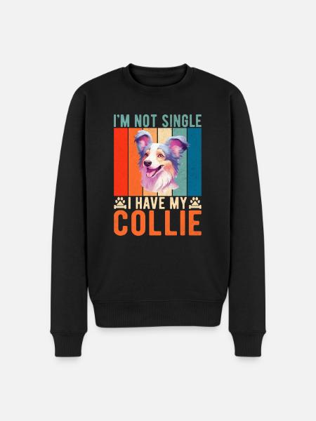 Cadeaux Collie - Pull Premium bio Homme - noir