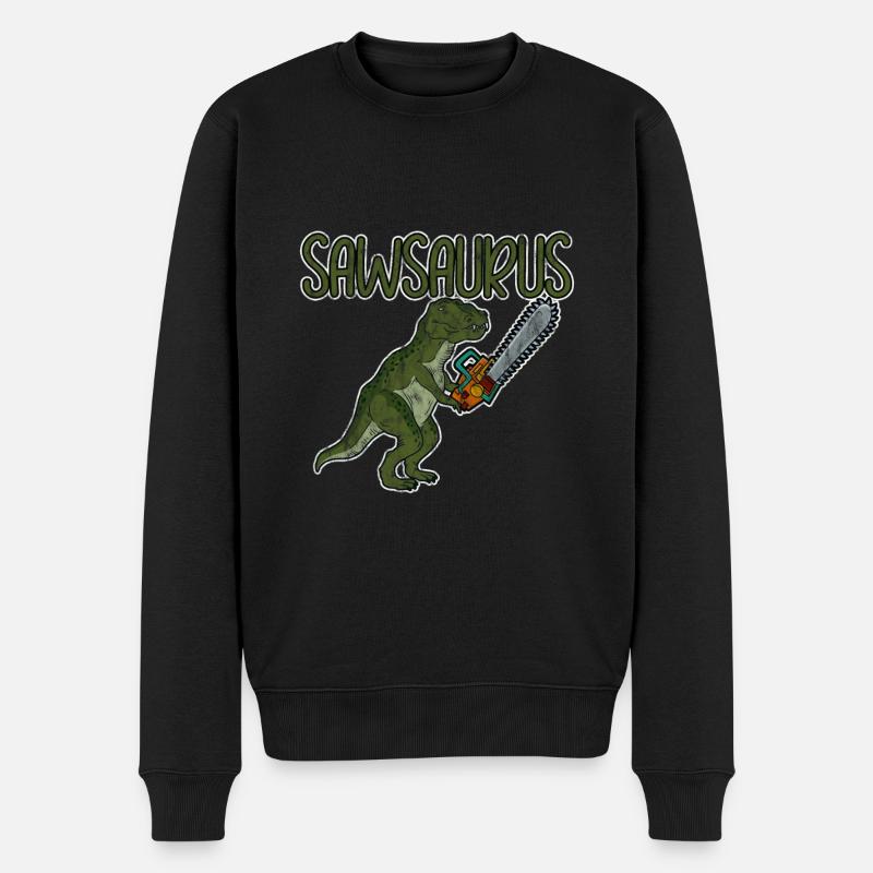 Sawsaurus 3 - Pull Premium bio Homme - noir