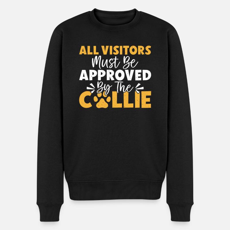 Cadeaux Collie - Pull Premium bio Homme - noir