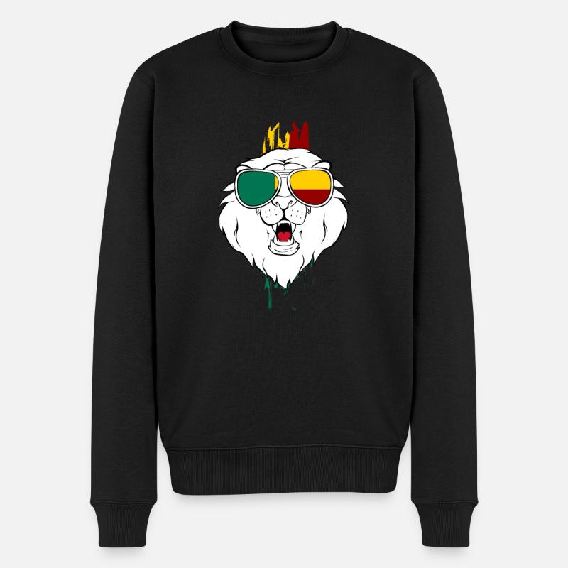 Bénin - Pull Premium bio Homme - noir