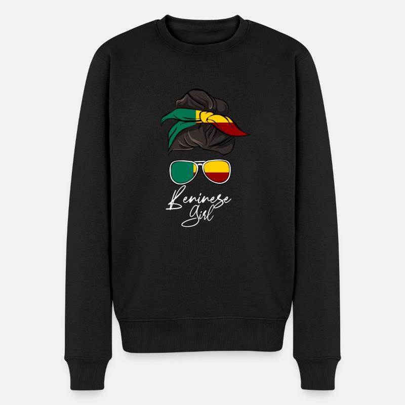 Bénin - Pull Premium bio Homme - noir