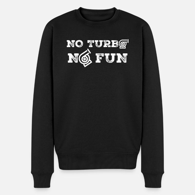 Turbolader Tuning Werkstatt - Männer Premium Bio Pullover - Schwarz