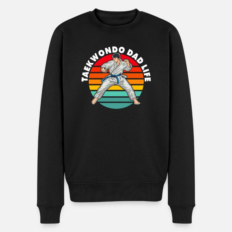 Taekwondo Père Taekwondo - Pull Premium bio Homme - noir