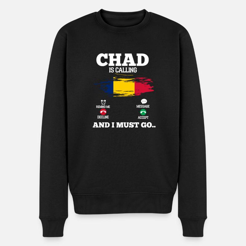 Tchad - Pull Premium bio Homme - noir