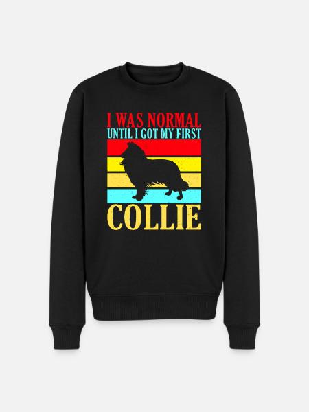 Cadeaux Collie - Pull Premium bio Homme - noir