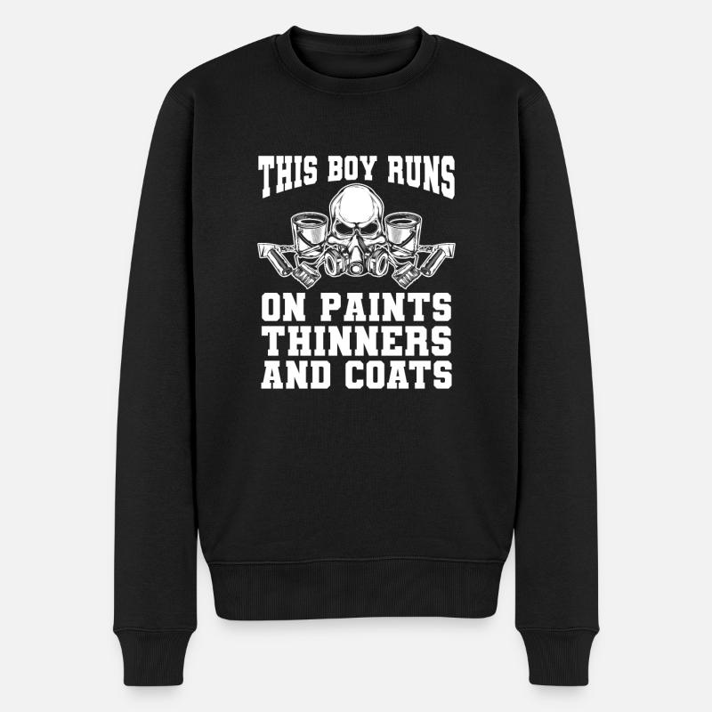 Peintre Vernisseur - Pull Premium bio Homme - noir