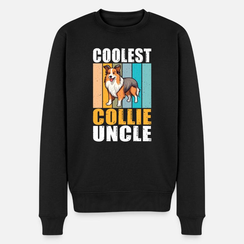 Cadeaux Collie - Pull Premium bio Homme - noir