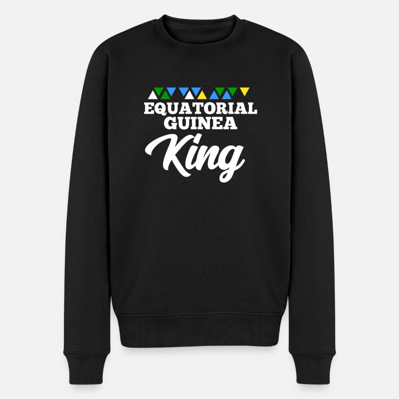 Guinée équatoriale - Pull Premium bio Homme - noir