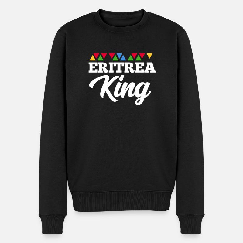 Érythrée - Pull Premium bio Homme - noir