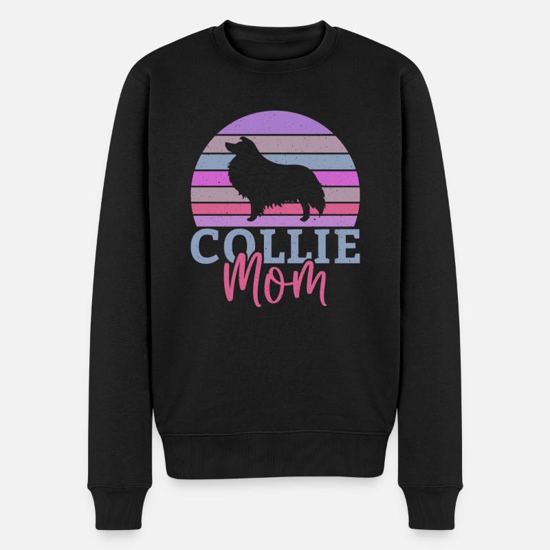 Cadeaux Collie - Pull Premium bio Homme - noir