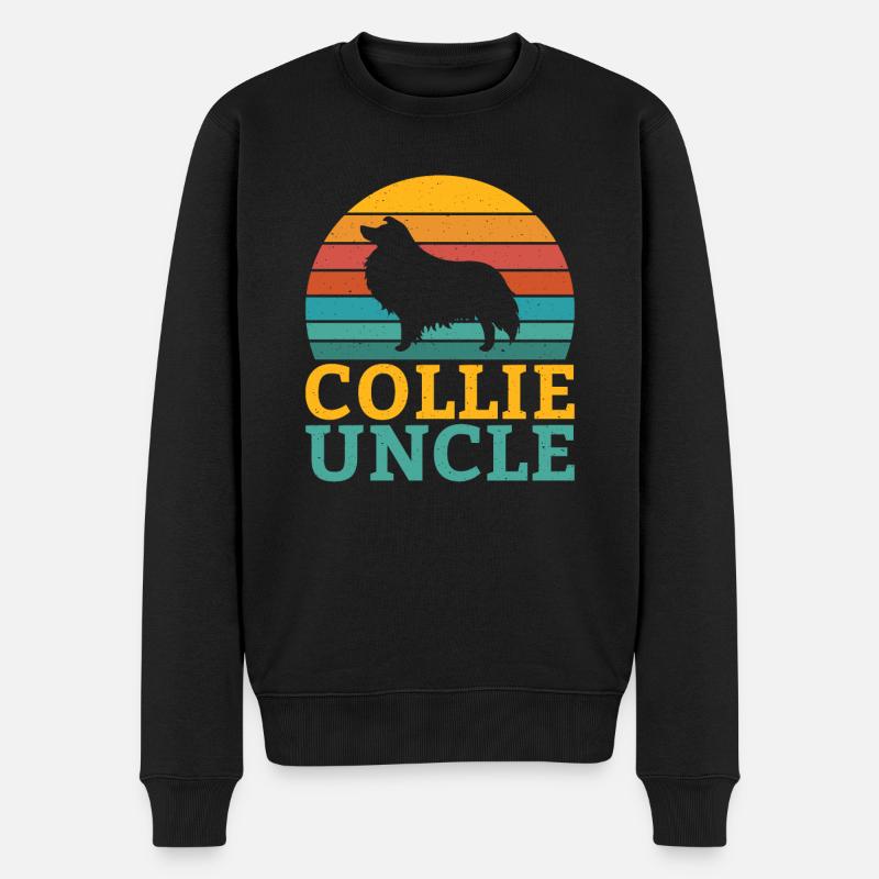 Cadeaux Collie - Pull Premium bio Homme - noir