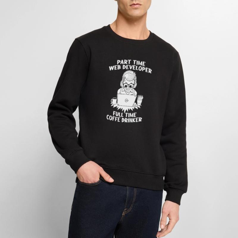 Web Developer Web Developer Men's Premium Organic Jumper
