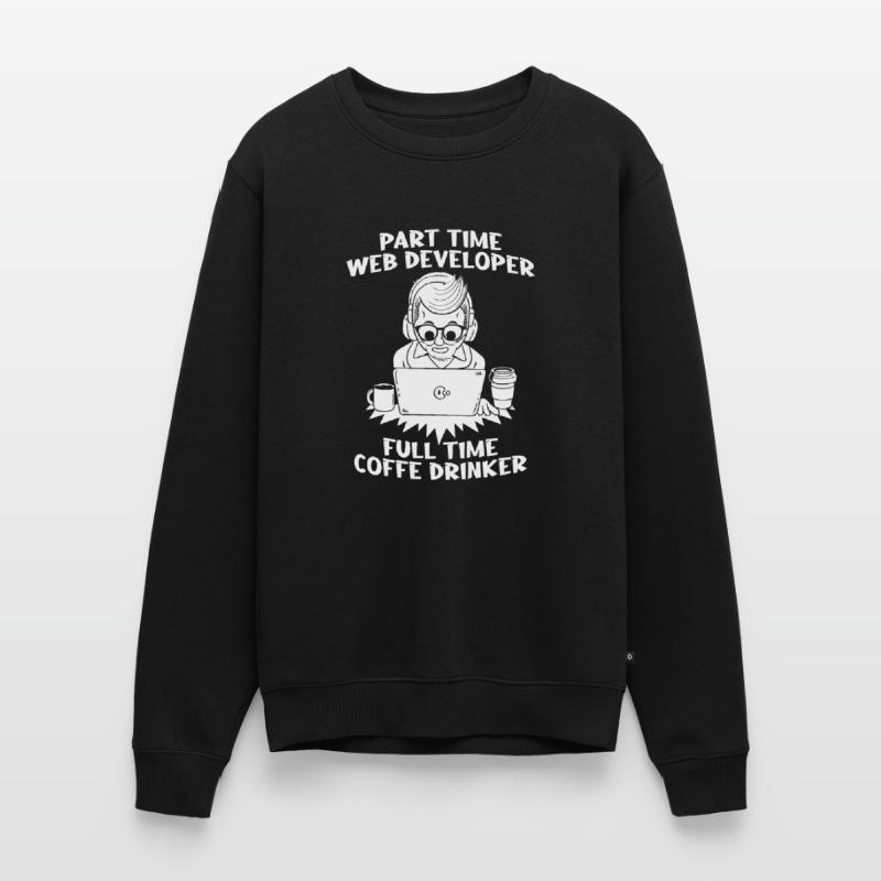 Web Developer Web Developer Men's Premium Organic Jumper