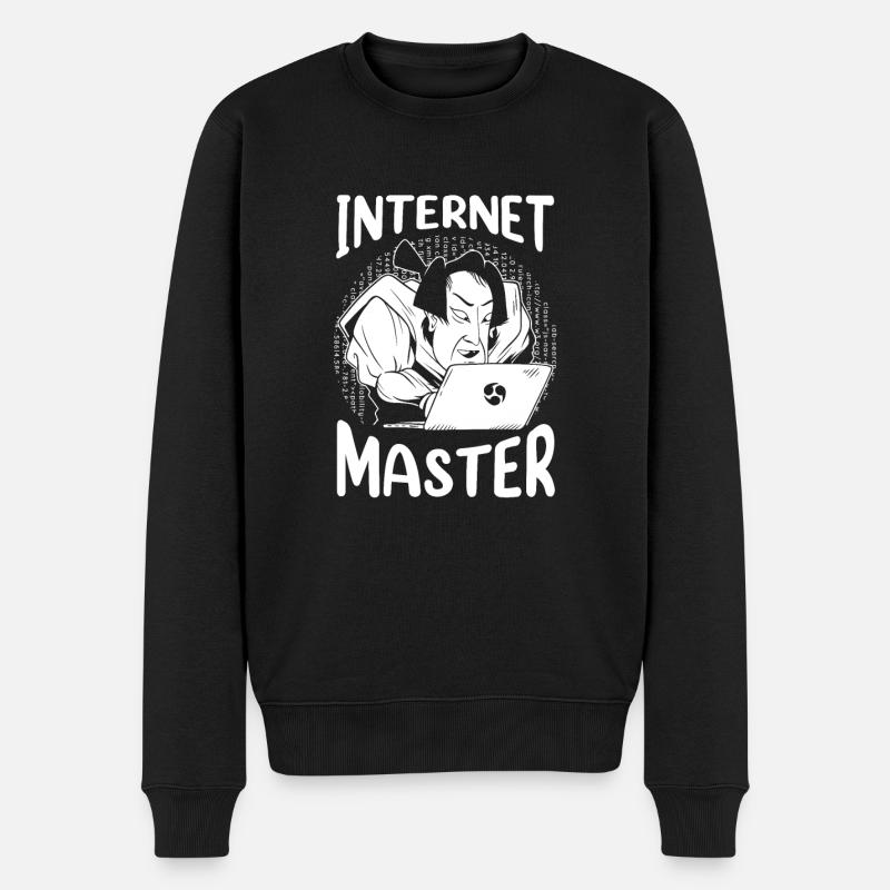 Développeur Web Développeur Web - Pull Premium bio Homme - noir