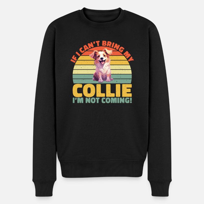 Cadeaux Collie - Pull Premium bio Homme - noir