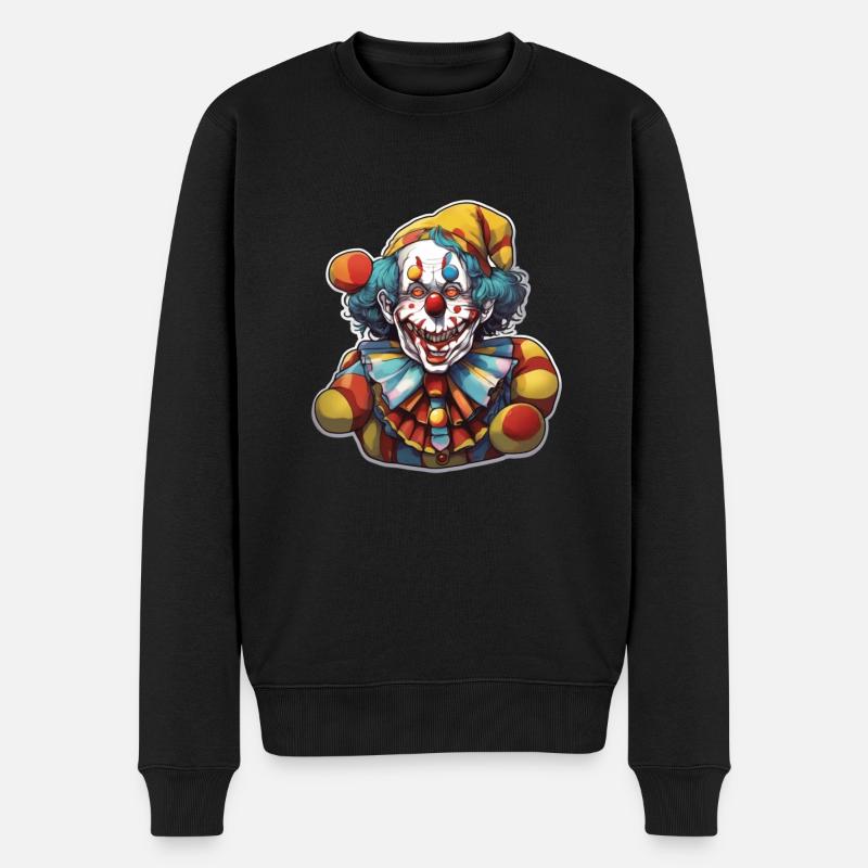 Clown - Pull Premium bio Homme - noir