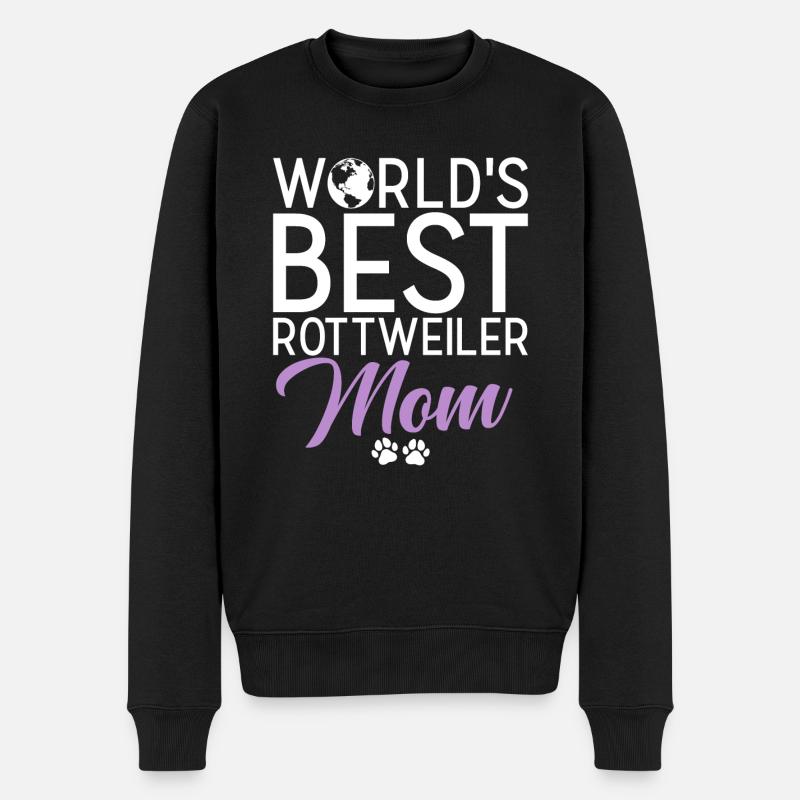Rottweiler Gifts - Männer Premium Bio Pullover - Schwarz