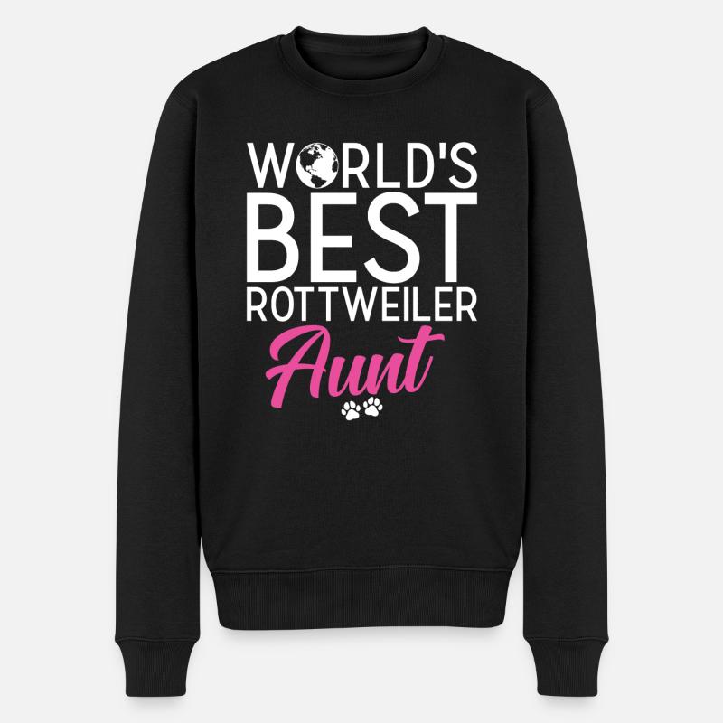 Rottweiler Gifts - Männer Premium Bio Pullover - Schwarz