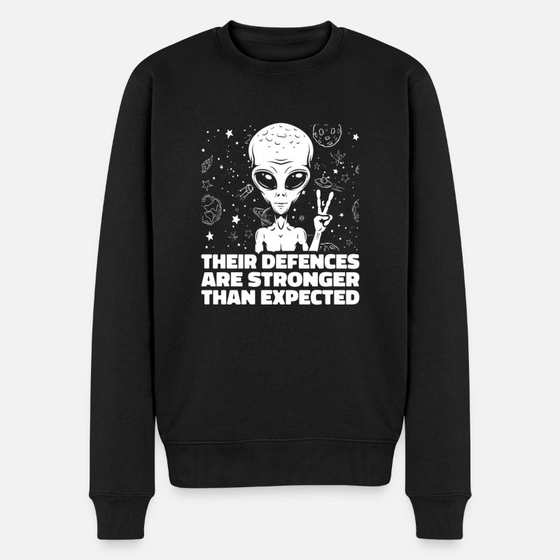 Extraterrestres de l’espace - Pull Premium bio Homme - noir