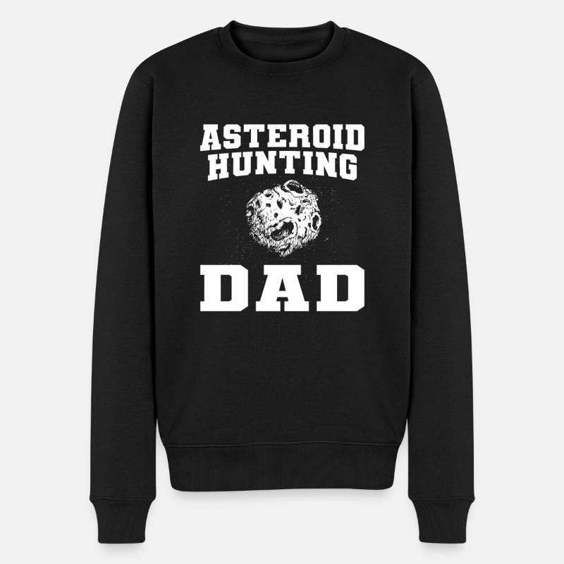 Espace Espace Papa Astroïde Diversion - Pull Premium bio Homme - noir
