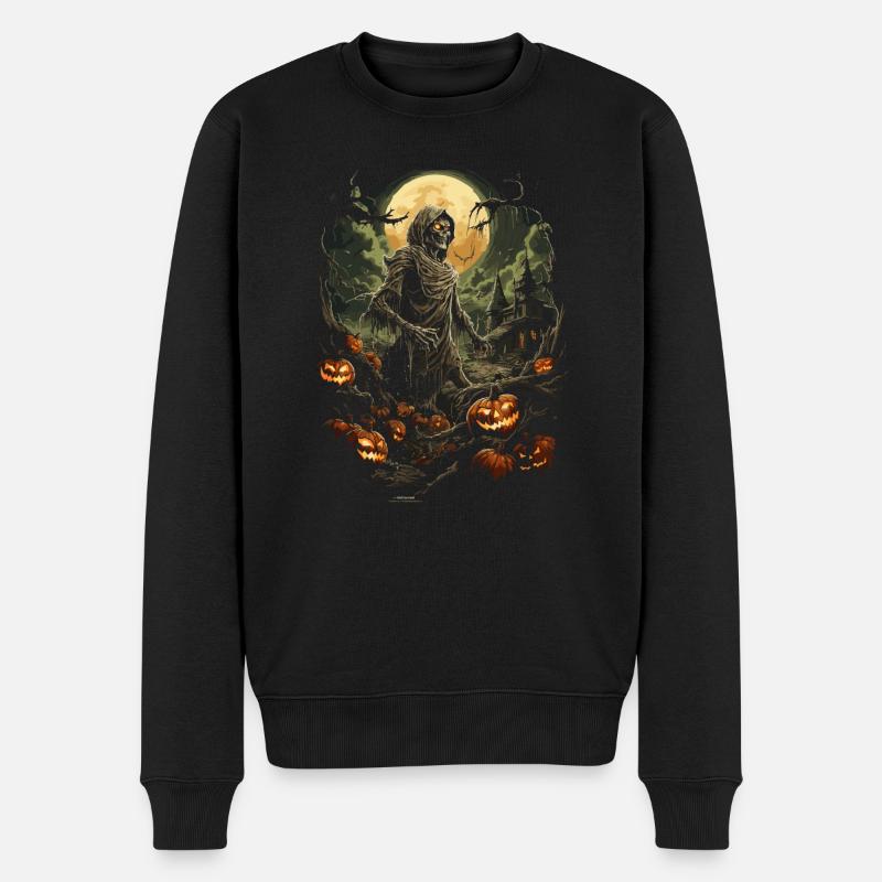 Zombie Apocalypse Effrayant Halloween Zombies - Pull Premium bio Homme - noir