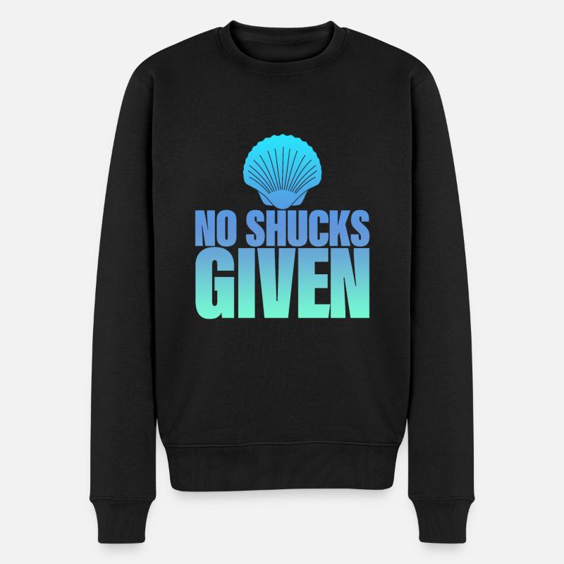 No Shucks Given 4 - Männer Premium Bio Pullover - Schwarz