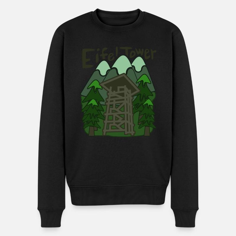 Eifel observation tower Eifeler Eifeler - Men's Premium Organic Jumper - black