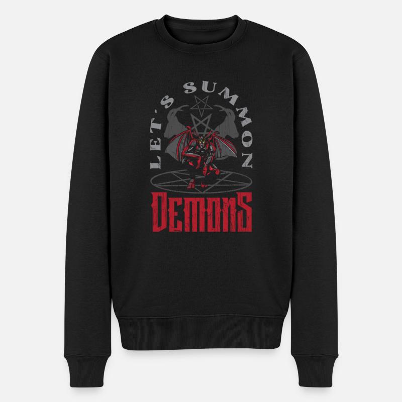 Occult - Männer Premium Bio Pullover - Schwarz