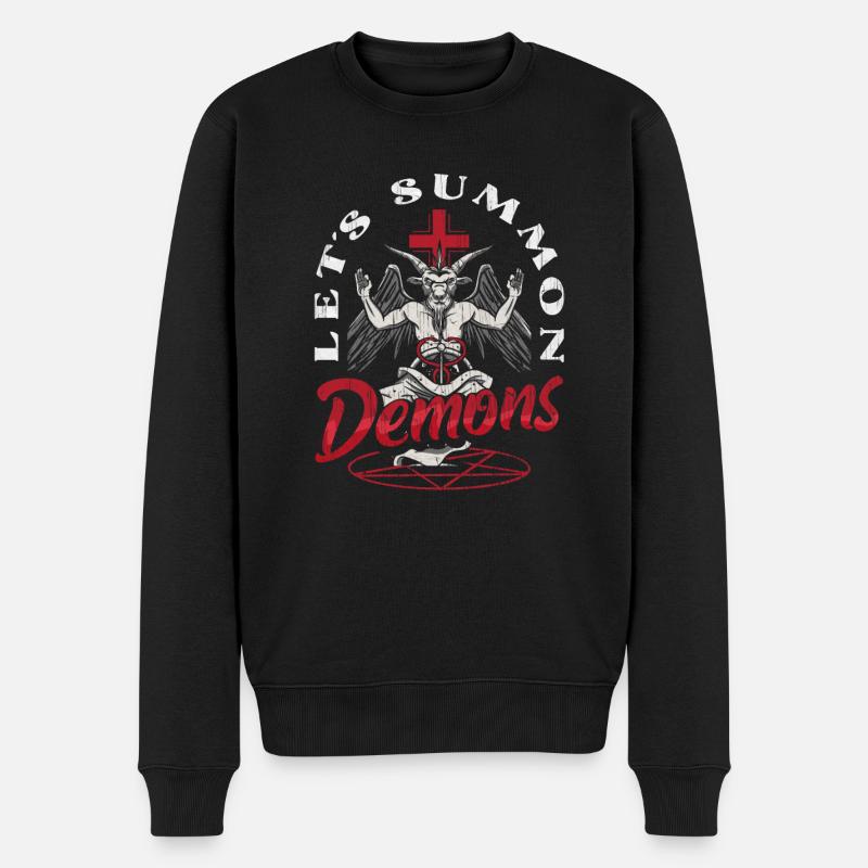 Occult - Männer Premium Bio Pullover - Schwarz