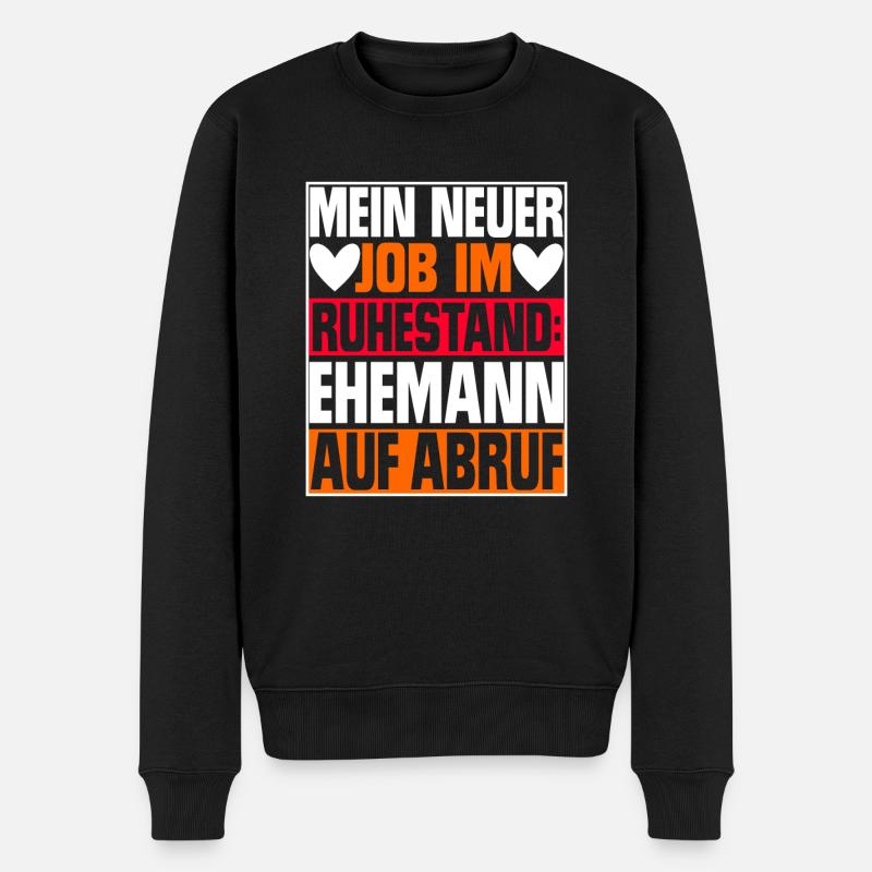 Retraités - Pull Premium bio Homme - noir