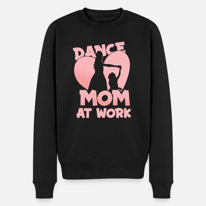 Mom Mutter Liebe Tanz Mutter - Männer Premium Bio Pullover - Schwarz