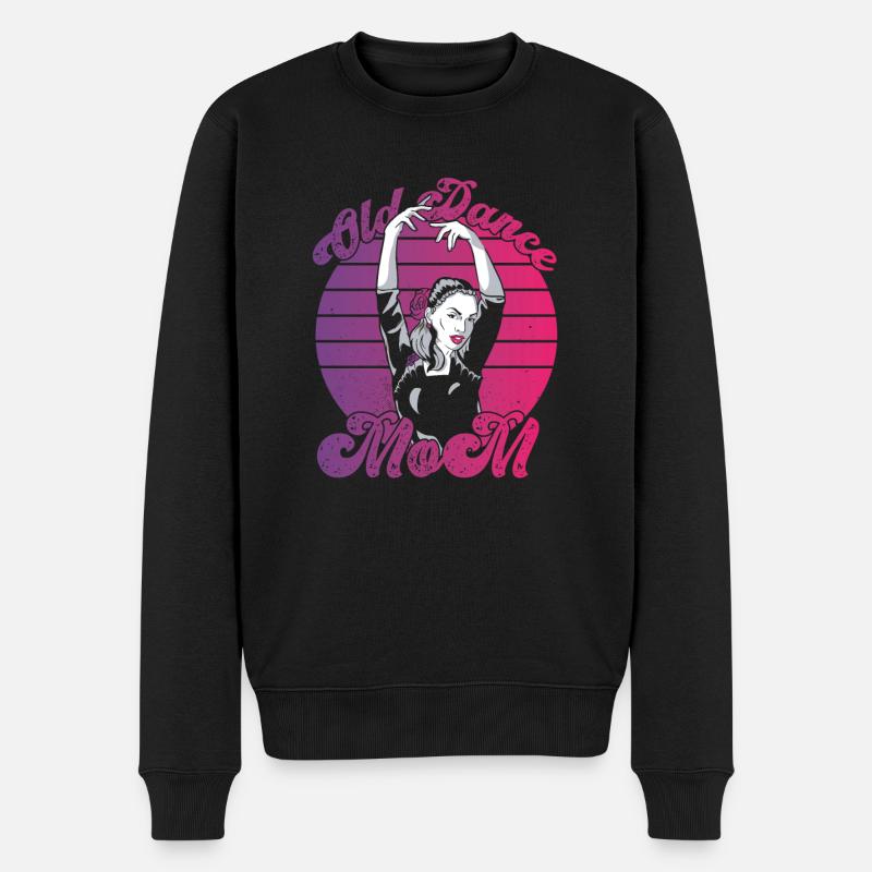 Mom Mutter Mutter Tanz Mutter - Männer Premium Bio Pullover - Schwarz