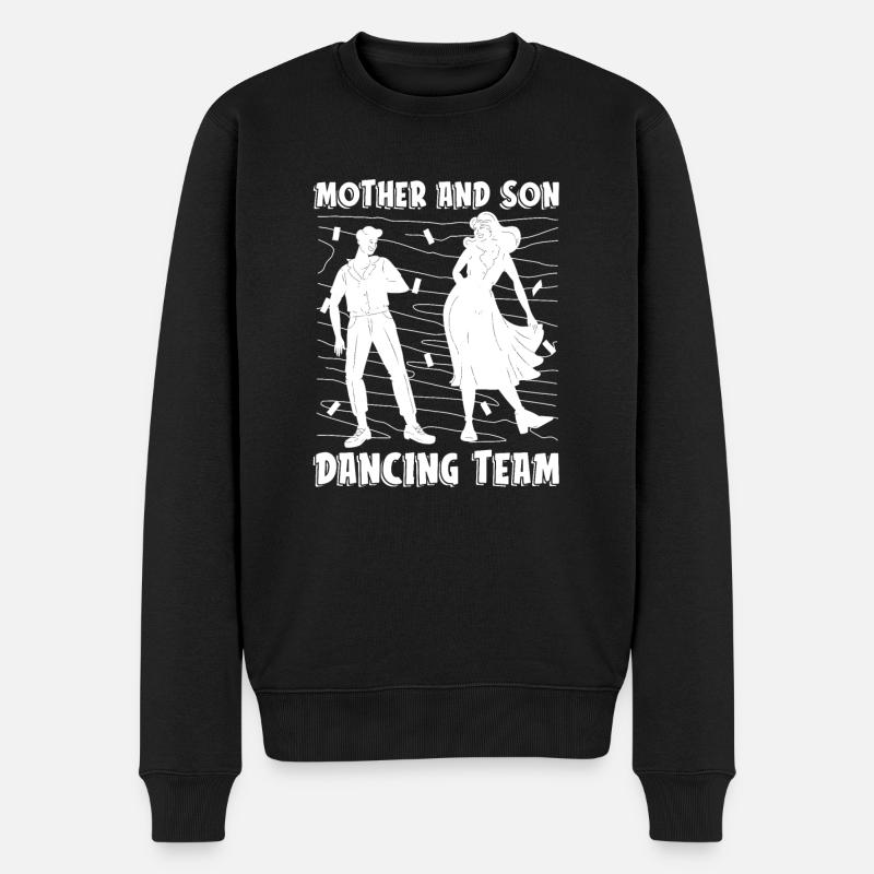 Mom Mutter Mutter Tanz Mutter - Männer Premium Bio Pullover - Schwarz