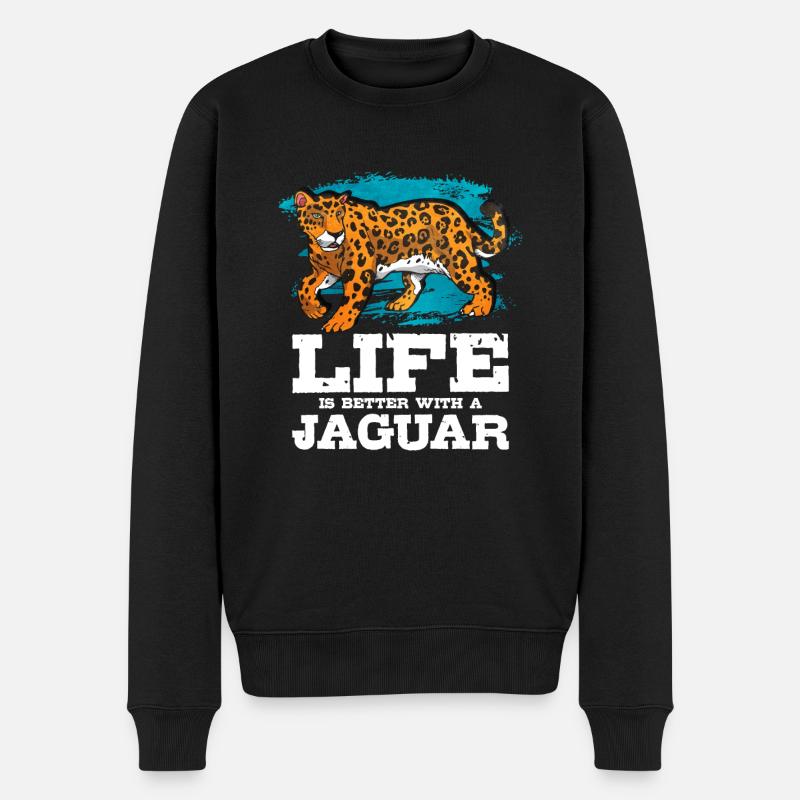 Jaguar - Pull Premium bio Homme - noir