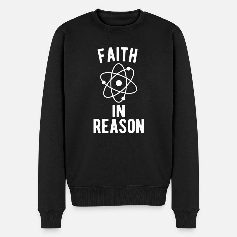 Athée, Athéisme, Anti-religion, Sécurité, - Pull Premium bio Homme - noir