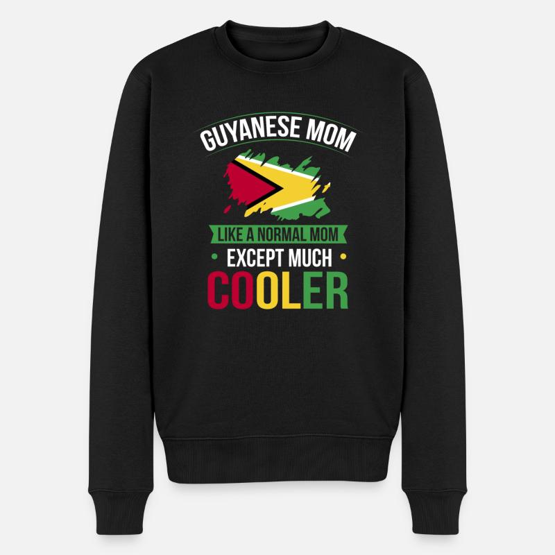 Guyana Flag Guyanais Guyanais - Pull Premium bio Homme - noir