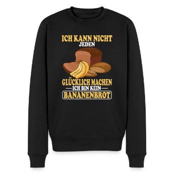 Bananen Brot Bäcker - Männer Premium Bio Pullover - Schwarz - Vorne - Nico (187cm)