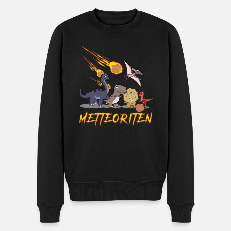 Mettbällchen Hackfleisch Mett Hack - Männer Premium Bio Pullover - Schwarz