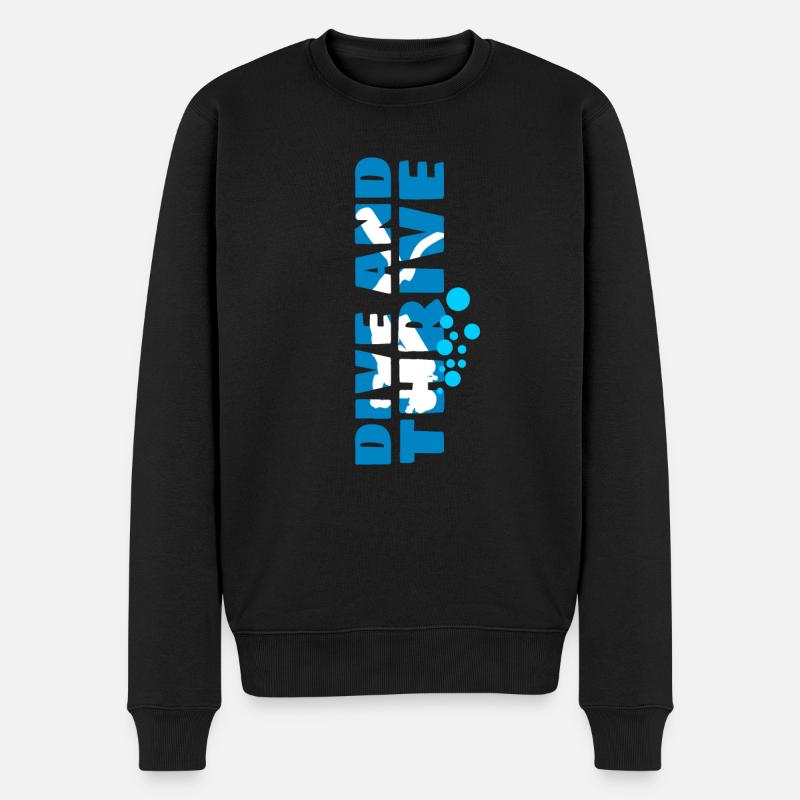 Plongée plongeuse - Pull Premium bio Homme - noir